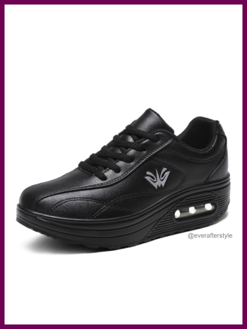Platform Sneakers for Women Air Cushion Walking Shoes Comfortable All Day
